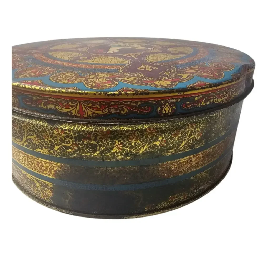Vintage Hostess Fruit Cake Metal‎ Tin 8